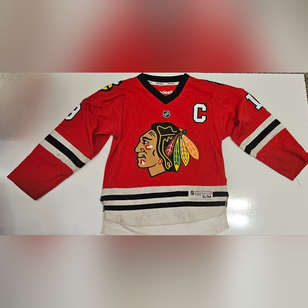 Reebok Blackhawks NHL Jersey Size Small